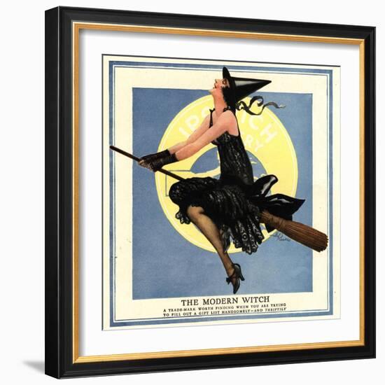 Witches at Halloween, USA, 1920-null-Framed Giclee Print