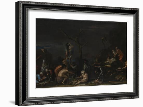 Witches at their Incantations, C. 1646-Salvatore Rosa-Framed Giclee Print