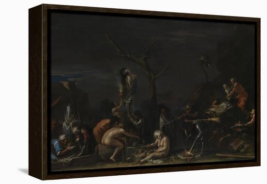 Witches at their Incantations, C. 1646-Salvatore Rosa-Framed Premier Image Canvas