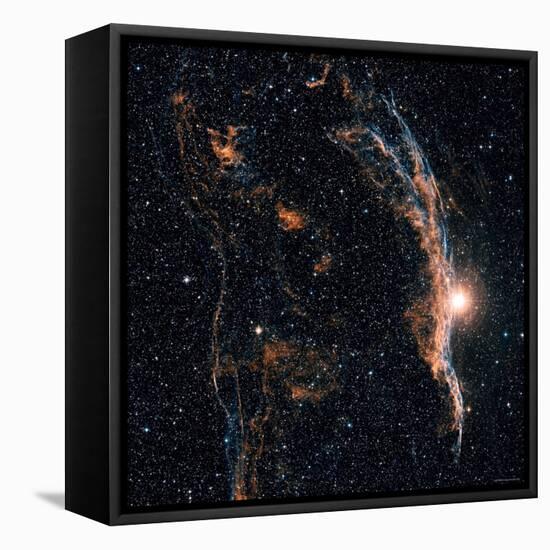 Witches Broom Nebula and Veil Nebula-Stocktrek Images-Framed Premier Image Canvas