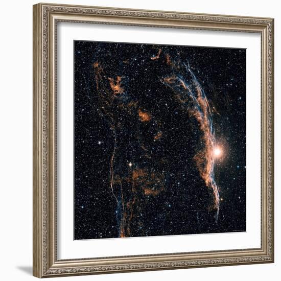 Witches Broom Nebula and Veil Nebula-Stocktrek Images-Framed Photographic Print