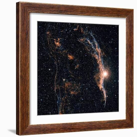 Witches Broom Nebula and Veil Nebula-Stocktrek Images-Framed Photographic Print