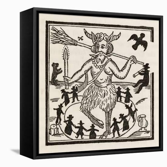 Witches Dance Round the Devil in a Circle-null-Framed Premier Image Canvas