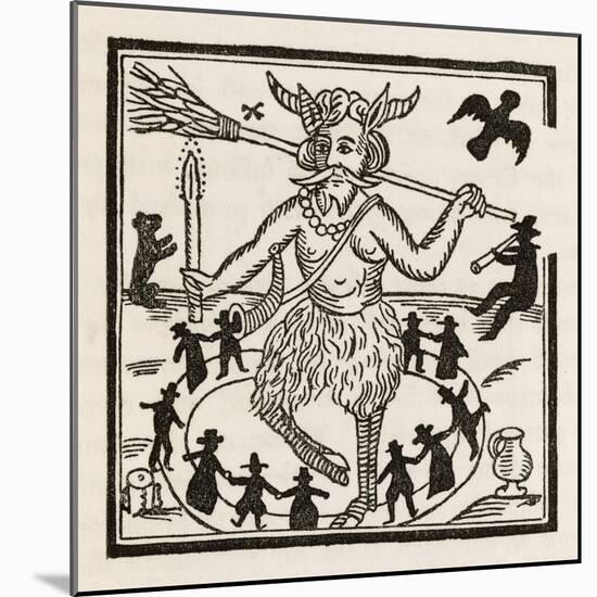 Witches Dance Round the Devil in a Circle-null-Mounted Photographic Print