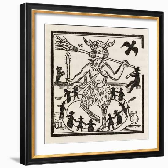 Witches Dance Round the Devil in a Circle-null-Framed Photographic Print