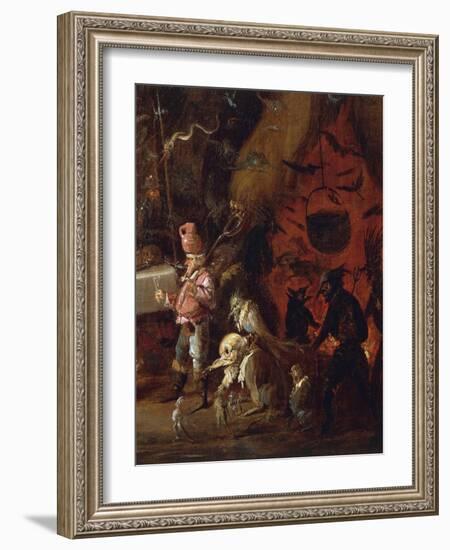 Witches Meet-Giuseppe Bernardino Bison-Framed Giclee Print