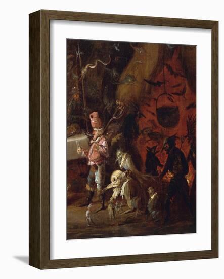 Witches Meet-Giuseppe Bernardino Bison-Framed Giclee Print