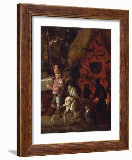 Witches Meet-Giuseppe Bernardino Bison-Framed Giclee Print