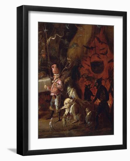 Witches Meet-Giuseppe Bernardino Bison-Framed Giclee Print