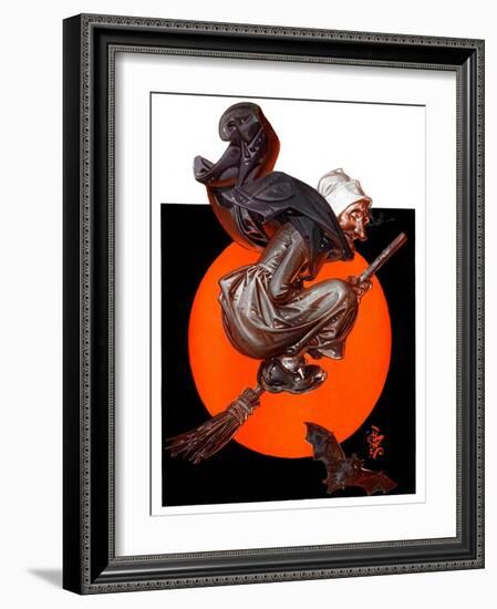 "Witches Night Out,"October 27, 1923-Joseph Christian Leyendecker-Framed Giclee Print