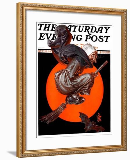 "Witches Night Out," Saturday Evening Post Cover, October 27, 1923-Joseph Christian Leyendecker-Framed Giclee Print