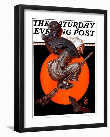 "Witches Night Out," Saturday Evening Post Cover, October 27, 1923-Joseph Christian Leyendecker-Framed Giclee Print