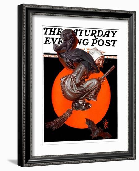 "Witches Night Out," Saturday Evening Post Cover, October 27, 1923-Joseph Christian Leyendecker-Framed Giclee Print