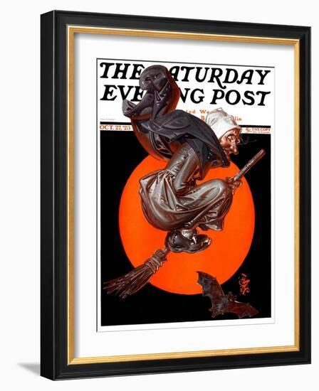 "Witches Night Out," Saturday Evening Post Cover, October 27, 1923-Joseph Christian Leyendecker-Framed Giclee Print