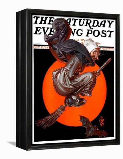 "Witches Night Out," Saturday Evening Post Cover, October 27, 1923-Joseph Christian Leyendecker-Framed Premier Image Canvas