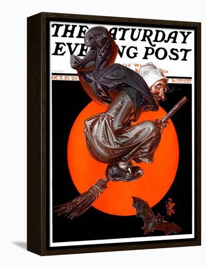 "Witches Night Out," Saturday Evening Post Cover, October 27, 1923-Joseph Christian Leyendecker-Framed Premier Image Canvas