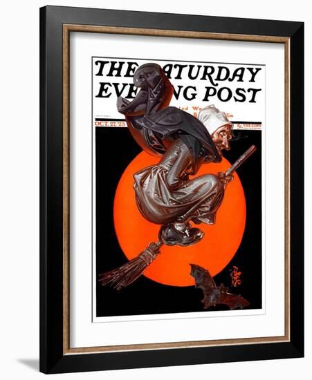 "Witches Night Out," Saturday Evening Post Cover, October 27, 1923-Joseph Christian Leyendecker-Framed Premium Giclee Print