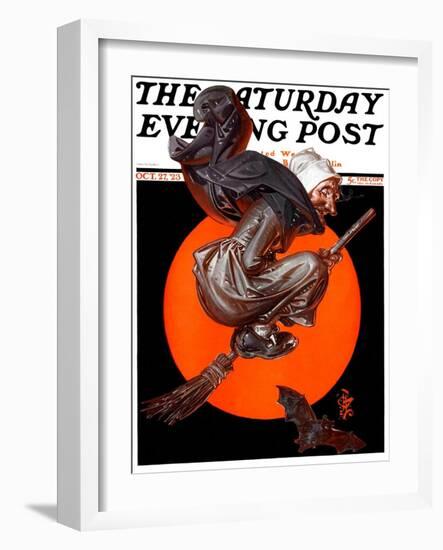 "Witches Night Out," Saturday Evening Post Cover, October 27, 1923-Joseph Christian Leyendecker-Framed Premium Giclee Print