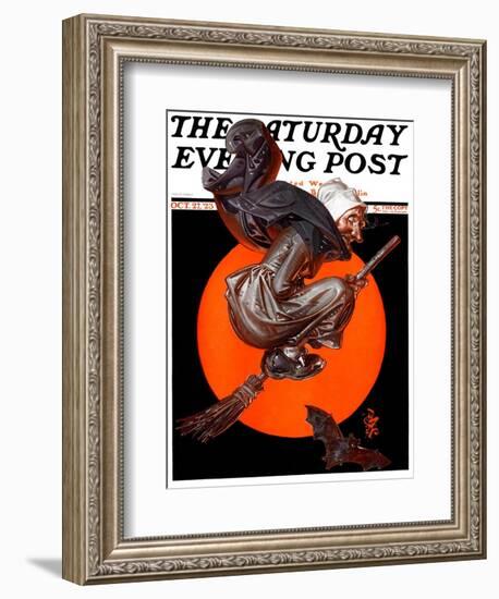 "Witches Night Out," Saturday Evening Post Cover, October 27, 1923-Joseph Christian Leyendecker-Framed Giclee Print