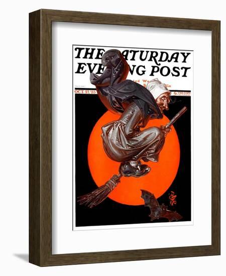 "Witches Night Out," Saturday Evening Post Cover, October 27, 1923-Joseph Christian Leyendecker-Framed Giclee Print