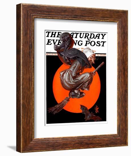 "Witches Night Out," Saturday Evening Post Cover, October 27, 1923-Joseph Christian Leyendecker-Framed Giclee Print