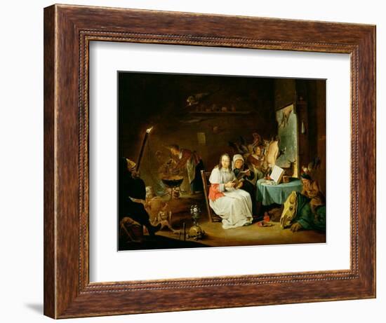 Witches Preparing for the Sabbat-David Teniers the Younger-Framed Giclee Print