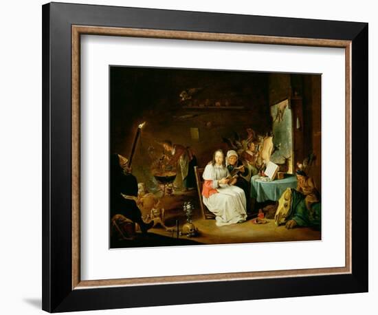 Witches Preparing for the Sabbat-David Teniers the Younger-Framed Giclee Print