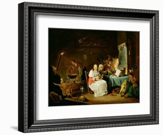 Witches Preparing for the Sabbat-David Teniers the Younger-Framed Giclee Print