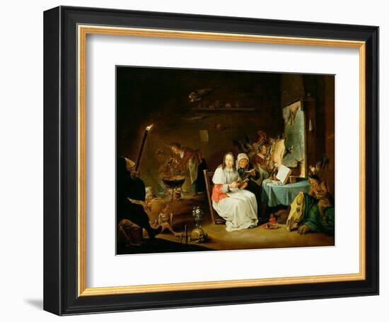 Witches Preparing for the Sabbat-David Teniers the Younger-Framed Giclee Print