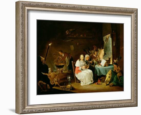 Witches Preparing for the Sabbat-David Teniers the Younger-Framed Giclee Print