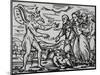 Witches Presenting Baby to Satan-null-Mounted Giclee Print