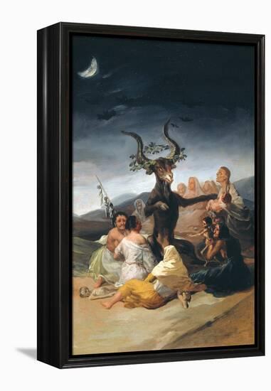 Witches Sabbath, 1797-1798-Francisco de Goya-Framed Premier Image Canvas