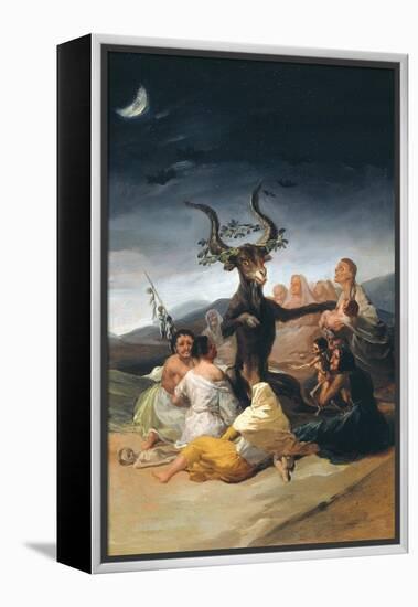 Witches Sabbath, 1797-1798-Francisco de Goya-Framed Premier Image Canvas