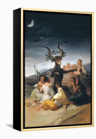 Witches Sabbath, 1797-1798-Francisco de Goya-Framed Premier Image Canvas