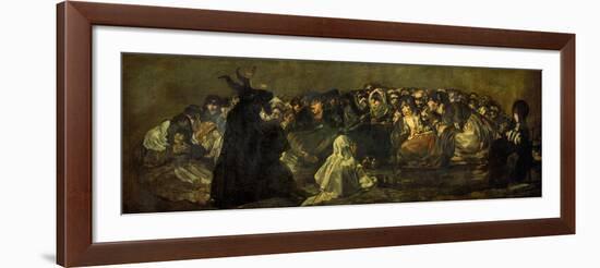 Witches' Sabbath (Acquelarre)-Francisco de Goya-Framed Giclee Print