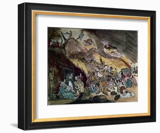 Witches' Sabbath, Drawing-null-Framed Giclee Print