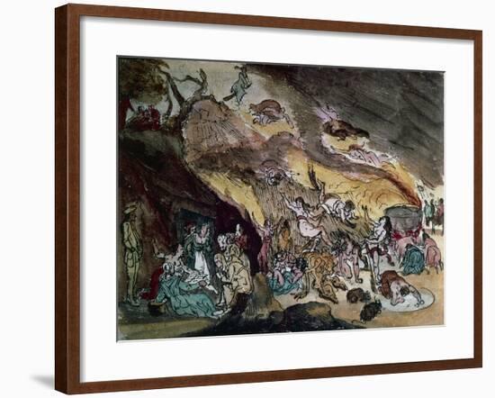Witches' Sabbath, Drawing-null-Framed Giclee Print