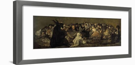 Witches' Sabbath or the Great He-Goat-Francisco de Goya-Framed Giclee Print