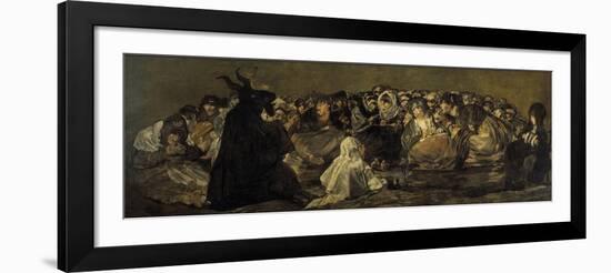 Witches' Sabbath or the Great He-Goat-Francisco de Goya-Framed Premium Giclee Print