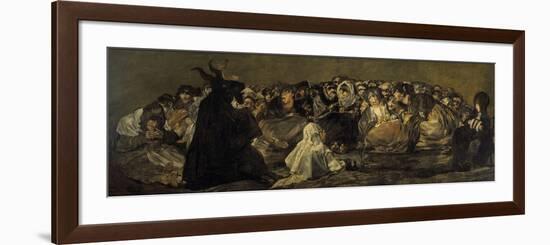 Witches' Sabbath or the Great He-Goat-Francisco de Goya-Framed Giclee Print