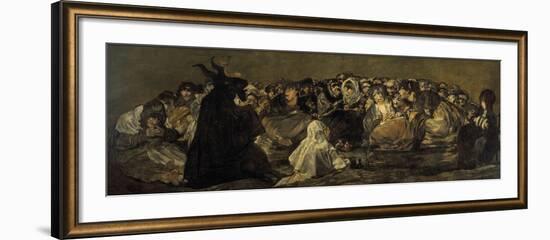 Witches' Sabbath or the Great He-Goat-Francisco de Goya-Framed Giclee Print