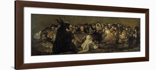 Witches' Sabbath or the Great He-Goat-Francisco de Goya-Framed Giclee Print