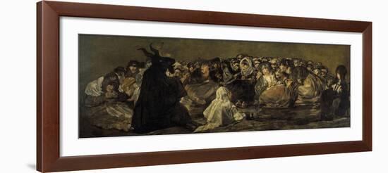 Witches' Sabbath or the Great He-Goat-Francisco de Goya-Framed Giclee Print