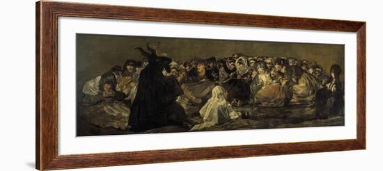 Witches' Sabbath or the Great He-Goat-Francisco de Goya-Framed Giclee Print