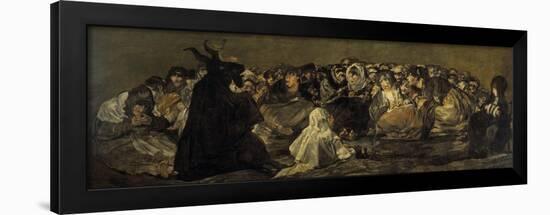 Witches' Sabbath or the Great He-Goat-Francisco de Goya-Framed Giclee Print