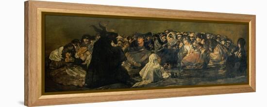 Witches' Sabbath-Francisco de Goya-Framed Premier Image Canvas