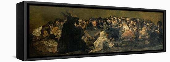 Witches' Sabbath-Francisco de Goya-Framed Premier Image Canvas