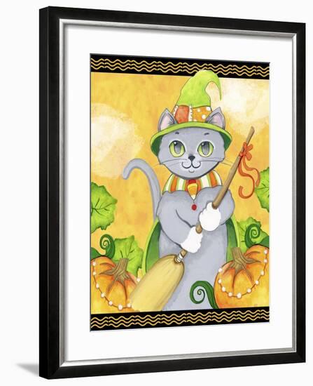 Witchy Cat-Valarie Wade-Framed Giclee Print