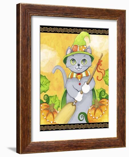 Witchy Cat-Valarie Wade-Framed Premium Giclee Print