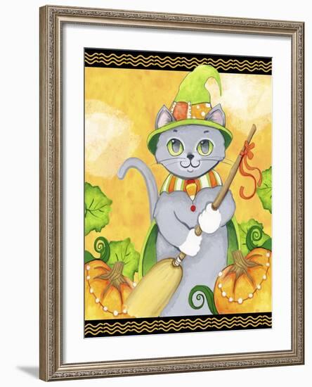 Witchy Cat-Valarie Wade-Framed Premium Giclee Print